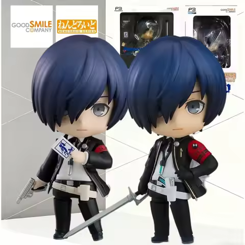 Good Smile Nendoroid Persona 3 Complete Set #1864 Makoto Yuki Standard Full Accessory Ver & #2754 Ma