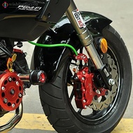 Wishlistforyou Universal CNC Motorcycle Brake Hose Clip Modified Oil Hose Brake Line Clamp Protector Aluminum Alloy Clip M6Q2