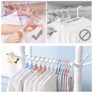 1 Pcs Pack Fold Down Hangers Save Space Wardrobe Storage While Idle