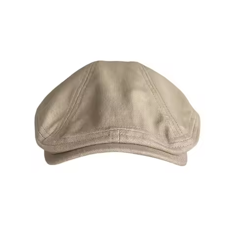 Spring Summer Linen Newsboy Cap New White Gray Yellow Breathable Beret Men's Women Literary Retro Ha