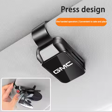 Car Interior Sun Visor Eyeglasses Holder Sunglasses Clip For GMC Terrain Sierra 1500 Yukon Acadia Sa