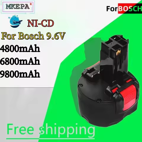 For Bosch 9.6V 4800/6800/9800mAh Ni-CD rechargeable battery, suitable for Bosch power tool PSR 960 B
