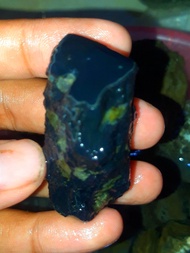 kalimaya black opal solid asli banten super jumbo ukuran bahan sebesar batu batre abc super jumbo