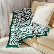Chăn ngủ trưa tại văn phòng Chăn điều hòa không khí dệt kim thời trang phong cách chăn sofa Bohemian