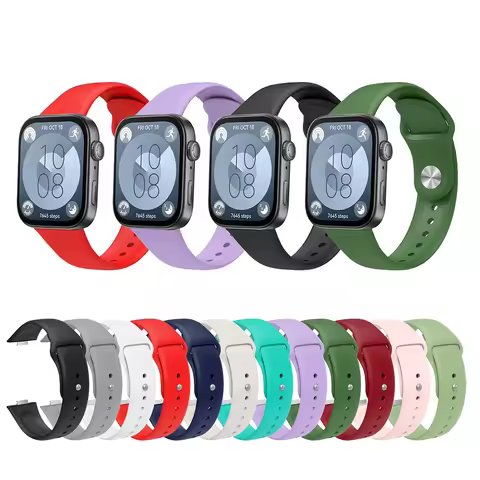 WatchBand For Huawei Watch Fit 3 Strap Wristbands Soft Silicone Bracelet For Huawei Watch Fit3 Wrist