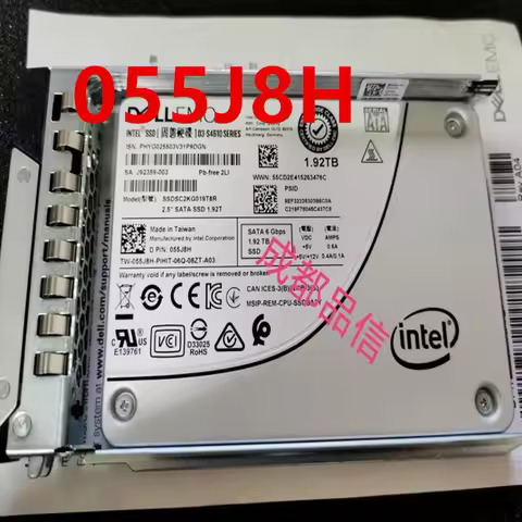 Original New Solid State Drive For DELL INTEL SSD D3-S4610 2.5" SSD SATA 1.92TB For 055J8H 55J8H SSD