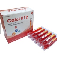 Calcium B12 box of 20 tubes of 10ml - vitamin supplement - Improves calcium deficiency