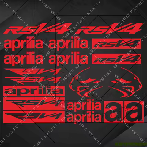 For Aprilia Rsv4 Stickers Motorcycle Sticker Moto Fuel Tank Tail Box Decals
