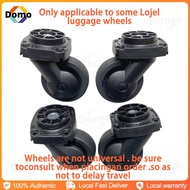 1 Pair FOR LoJel Original Universal Wheel Replacement Luggage Wheels Black Double row Wheels for suitcases crown PP9 PP10 1571