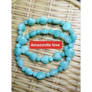 Amazonite Love Bracelet