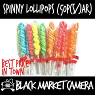 [BMC] Spinny Lollipops (Bulk Quantity, 50pcs/Jar) [SWEETS] [CANDY]