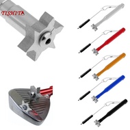 [tishita] Golf Club Grooving Sharpening Tool 6 Heads Golf  Cleaner  Iron Wedge Golf Accessories with
