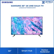 SAMSUNG 50" 4K UHD Smart TV UA50CU7000KXXM | Smart Hub | SmartThings | PurColor | Web Browser | HDMI