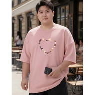 2Y959 [AIYOU] Lelaki Baju T Shirt Men Tshirt   Korean Style 1XL-5XL Murah Crop Top Seluar Plus Size 