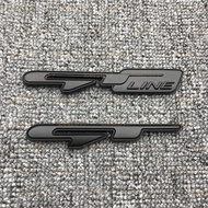 Black GT LINE KIA Car Label Rear Side Word STONIC PICANTO Ev6 SPORTAGE