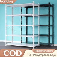 Promo Rak Baja Cod Upsen 4/5/6 Lapisan Organizer Penyimpanan Berat Rak Gudang Stainless Rack Rak Pow