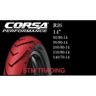 Everyday shipping >Corsa R26 size 14’ tyre scooter 80/80-14 90/80-14 100/80-14 110/80-14 140/70-14