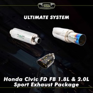 Honda Civic FD FB 1.8L & 2.0L Sport Exhaust Package