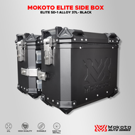 MOKOTO ELITE SERIES 37L ALLOY SIDE BOX SD-1 SIDE PANNIER LUGGAGE CARGO SIDE CASE UNIVERSAL FOR BIGBI
