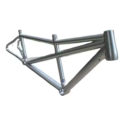 Titanium Tandem Bike Frame With A Tapered Head Tube