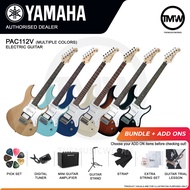 [LIMITED STOCK/PREORDER] Yamaha Electric Guitar PAC112V Pacifica Series PAC100 Series Alder Body Maple Neck Absolute Piano The Music Works Store GA1 [BULKY]