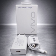 Travel Charger VIVO X70 44W USB Cable MICRO & TYPE-C Charger Vivo Fast Charging
