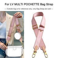 Bag Strap Fits For LV MULTI POCHETTE Bag Adjustable Replacement Belt Women's Shoulder Crossbody Bag Wide Bag Strap