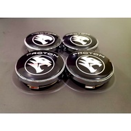4/8Pcs 60mm Car Wheel Center Rim Hub Caps Cover Trim Hubcaps with 56mm Proton Logo Emblem Stickers D