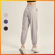 3 Color Lululemon Yoga Seamless Jogger Gym Fitness Sport Yoga Loose Casual Pants 6219