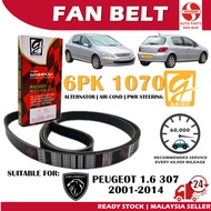 S2U Gaido Fan Belt Peugeot 1.6 307 16V Air Cond Alternator Power Steering Belt 6PK1070 6PK1080 Tali 