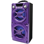 Sylvania SP328-Purple, Portable Speaker with Bluetooth, Connect to iPhone, iPad or Android, Double S