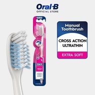 [East Malaysia] Oral-B Cross Action Ultrathin Toothbrush 1 count