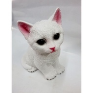 7x6" Cat Coinbank Figurine Design