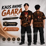 TS21 - Men's Gaara Anime T-Shirt Boxy Oversize Fullprint Short Sleeve Naruto Kazekage Cool