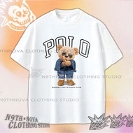 24h shipping N9THNOVA Polo Bear High-quality T-shirt, Unisex, Street Style 4