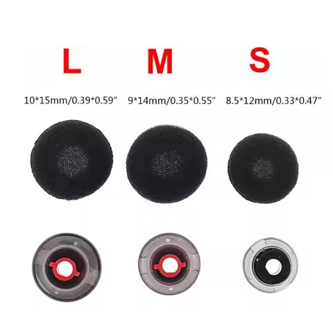 3 Set Silicone Small Earbuds Tips Durable For Plantronics Voyager 5200 Headset