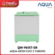 AQUA Mesin Cuci 2 Tabung Kapasitas 9 Kg QW-961XT-GR