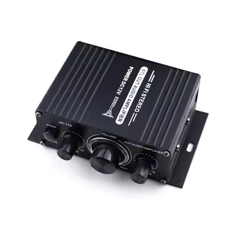 AK170 12V Mini 400W HIFI Digital Stereo Audio Amplifier FM Amplificador In AMP Car Home Radio Theate