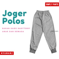 Plain Jogger Pants in Misty Grey, Misty Grey Sports Pants, Unisex Adult Jogger Pants
