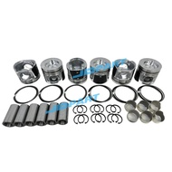 Engine Pistons With Piston Rings Set Fits For Volvo D6E Engine Parts Hot Selling