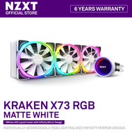 NZXT Kraken X73 RGB 360mm Liquid Cooler with RGB (LGA 1700 Compatible) (White)