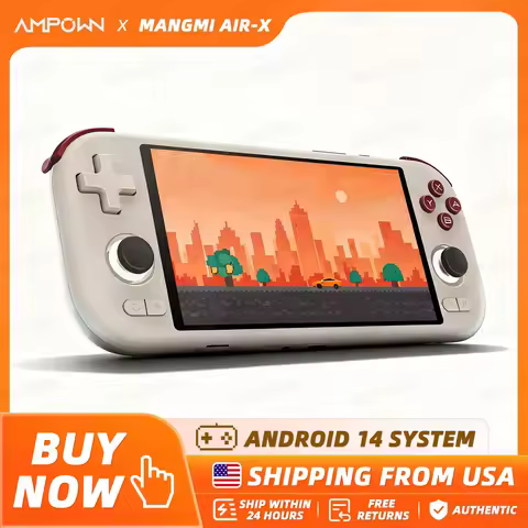 MANGMI AIR X Handheld Game Console Qualcomm Snapdragon 662 5.5'' Touchscreen Android 14 Active Cooli