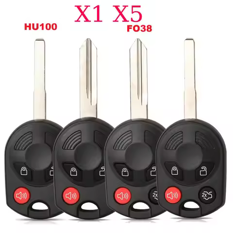 jingyuqin X1 X5 Remote Car Key Shell Cover Fob For FORD Expedition Mustang F150 F250-350 Super Duty 