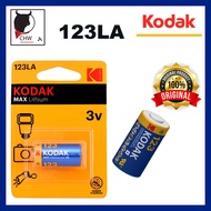 KODAK ORIGINAL 123LA CR123 BATTERY 3V