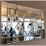 ODM-BRAVA Bevel Wall Mirror Diamond Mirror Wall Mirror Design Wall Mirror Art