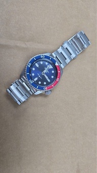 Seiko 紅藍圈 藍面自動潛水表，淨表沒有咭和盒！