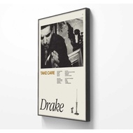 GANTUNGAN Aesthetic Wall Poster Premium Wooden Frame Drake Music FREE HANGER & CARDBOARD PACKING