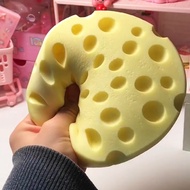 Ready] Squishy Sticky Jumbo Cheese Super Soft Slow Rising Good Quality