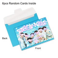 TEMU 1pack S-kz Random Photocards - Card Game Collectible Set | Each Pack Have 6pcs Cards - Envelope