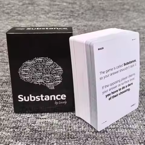 9X6.5cm Substance By Lovely English Edition Cute Deep Conversation Card Game Meaningful Dialogue wit